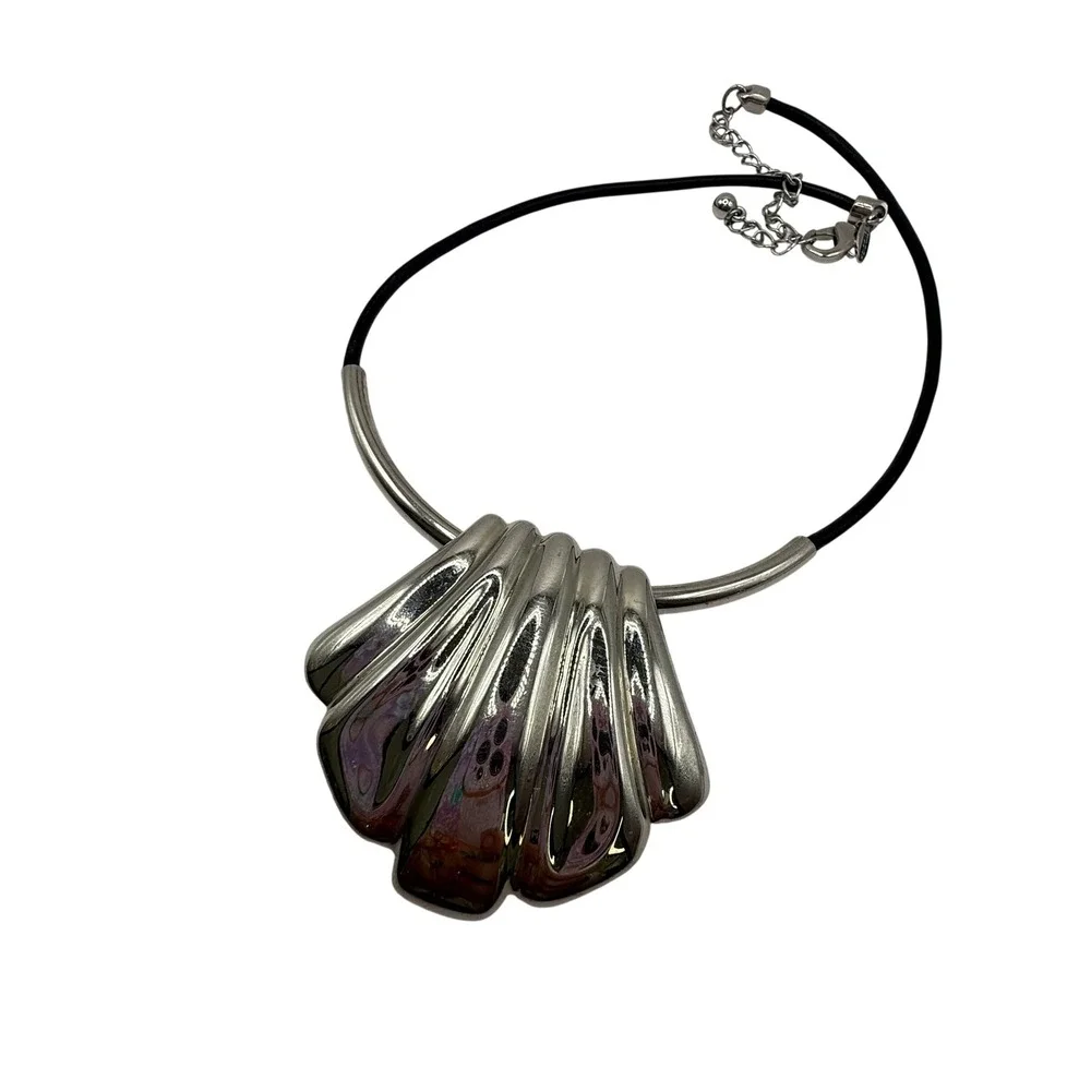 Coastal‎ Nautical Shell Mermaidcore Statement Necklace from Chico's